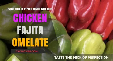 Ihop's Chicken Fajita Omelette: What's the Pepper?