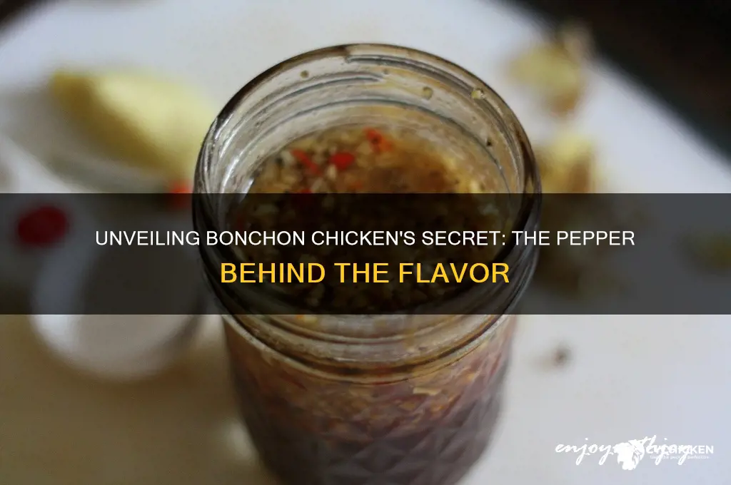 what kind of pepper is in bonchon chicken