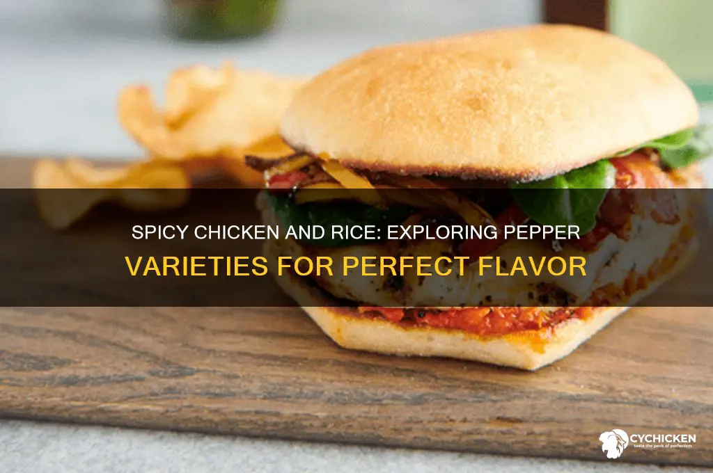 what kind of peppers chicken and rice