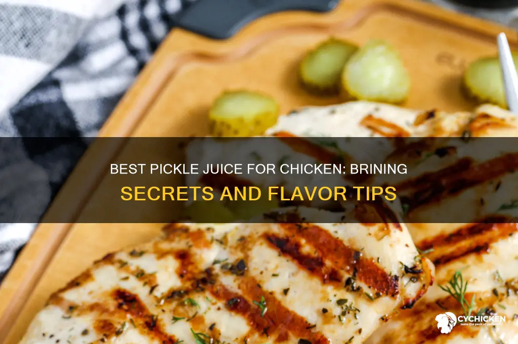 what kind of pickle juice for chicken