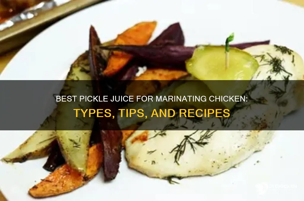 what kind of pickle juice to marinate chicken