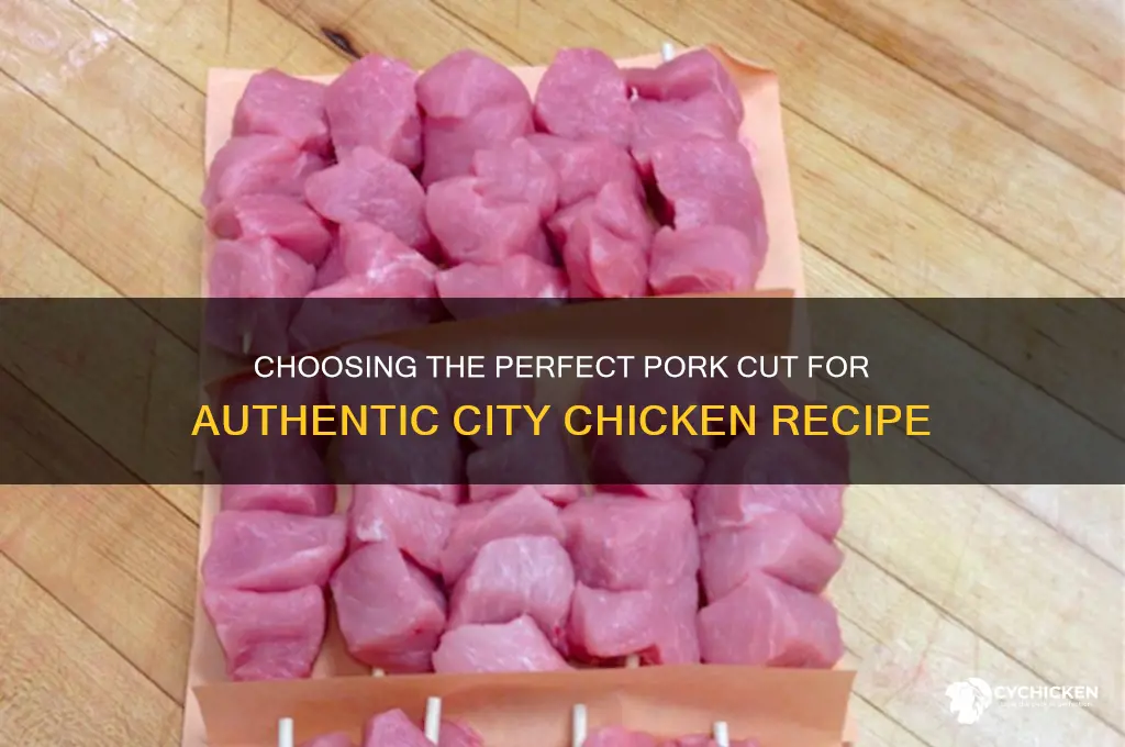 what kind of pork for city chicken