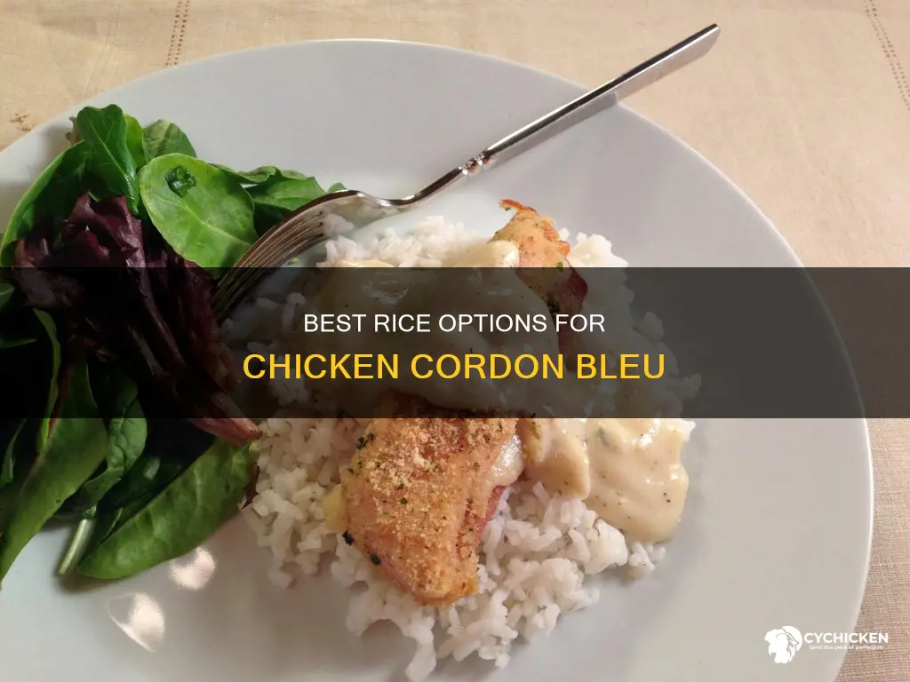 what kind of rice goes with chicken cordon bleu