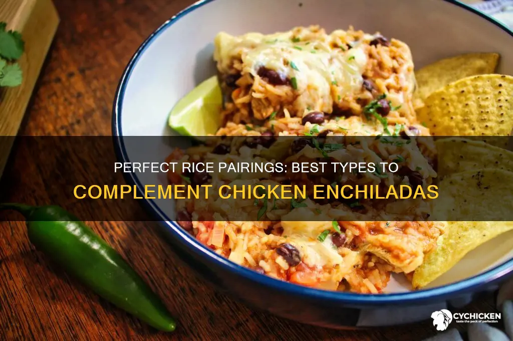 what kind of rice goes with chicken enchiladas