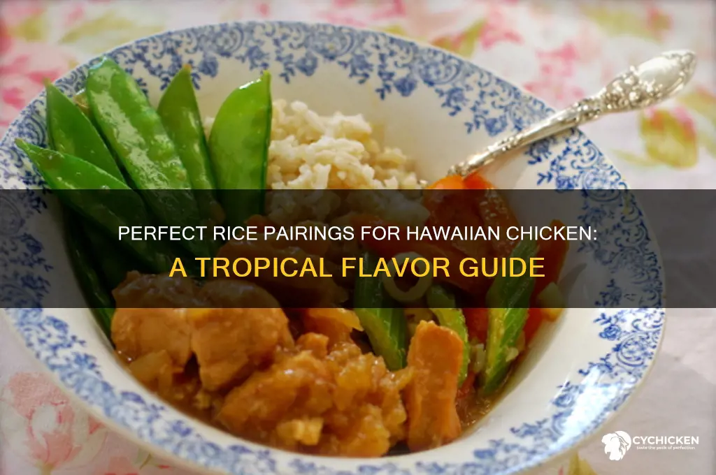 what kind of rice goes with hawaiian chicken