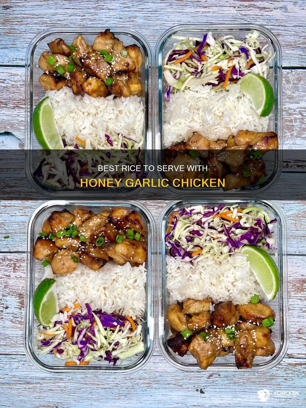 what kind of rice goes with honey garlic chicken