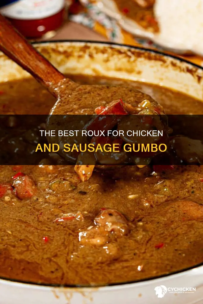 what kind of roux for chicken and sausage gumbo