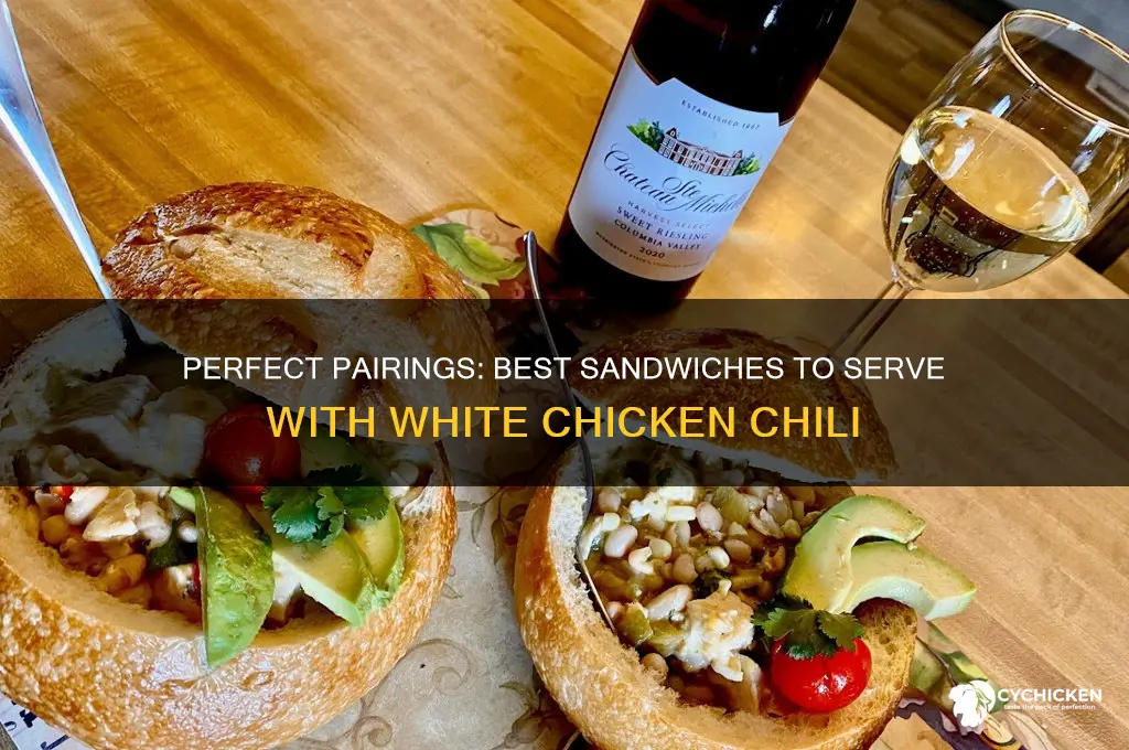 what kind of sandwich goes with white chicken chili