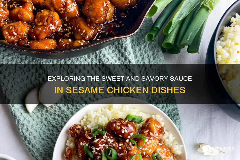 what kind of sauce does sesame chicken have