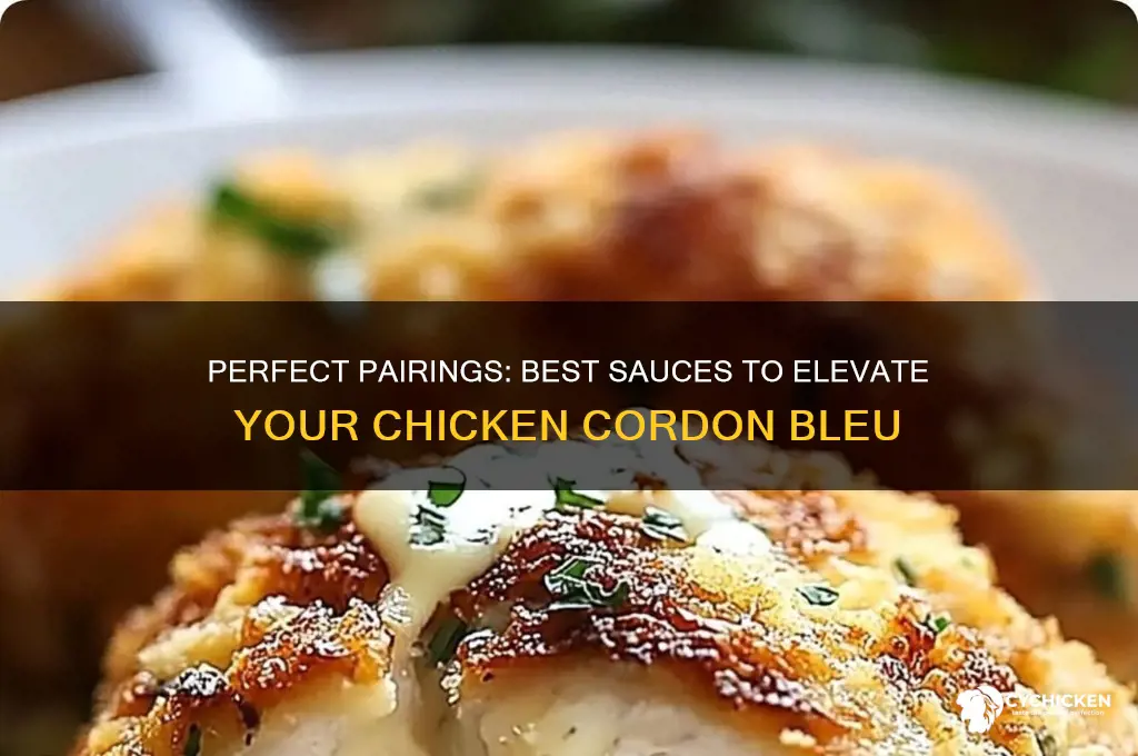 what kind of sauce for chicken cordon bleu