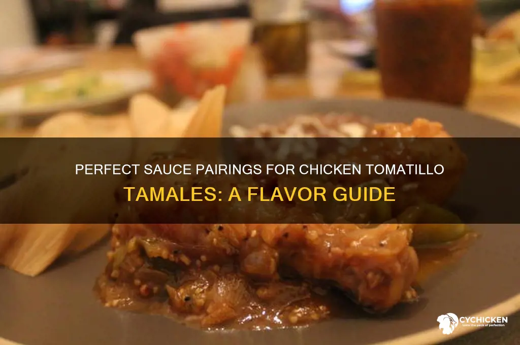 what kind of sauce for chicken tomatillo tamales