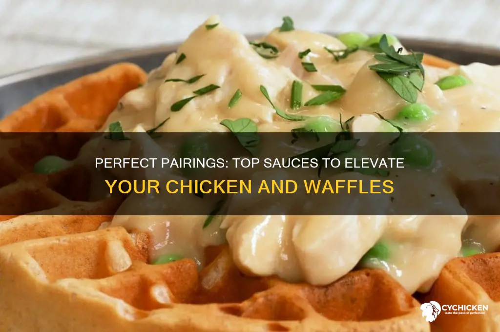 what kind of sauce goes with chicken and waffles