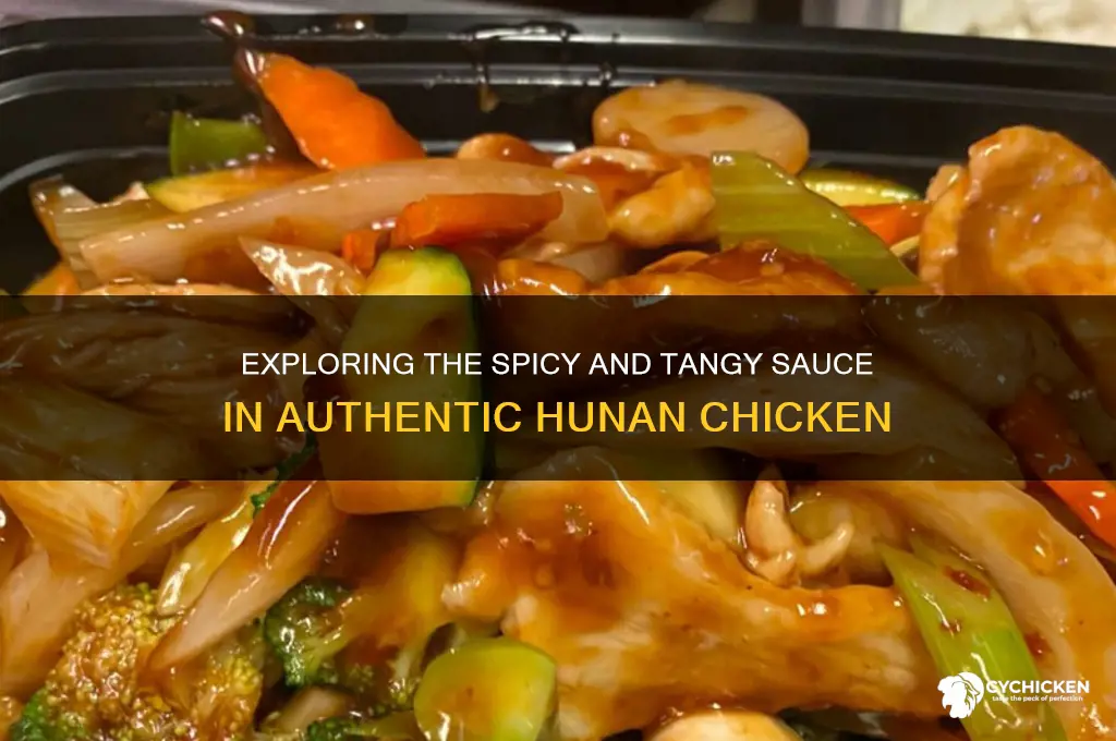 what kind of sauce is in hunan chicken