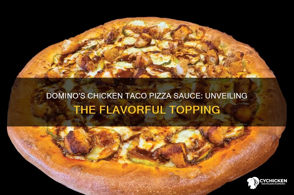 what kind of sauce is on domino