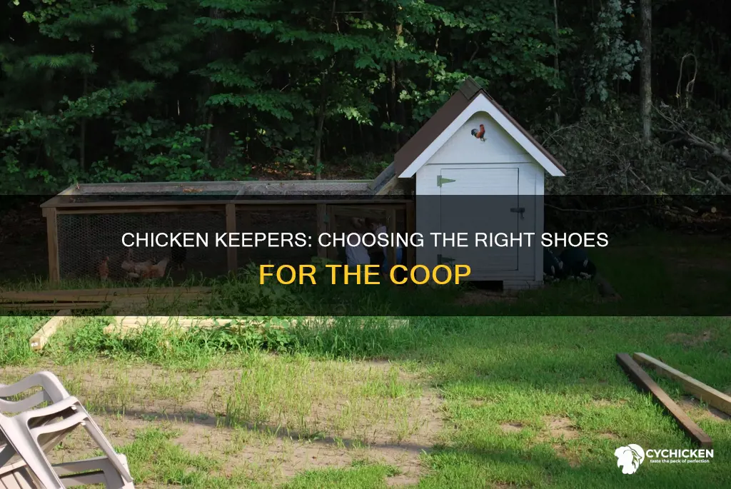 what kind of shoes are best for chicken keepers