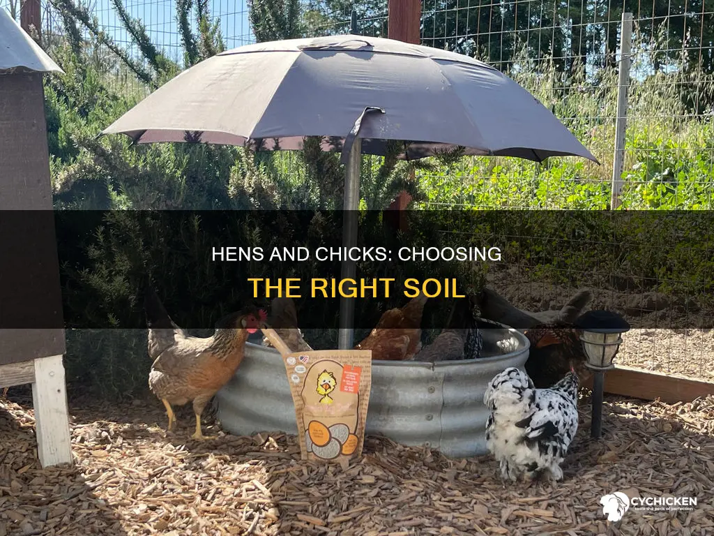 what kind of soil do hens and chicks need