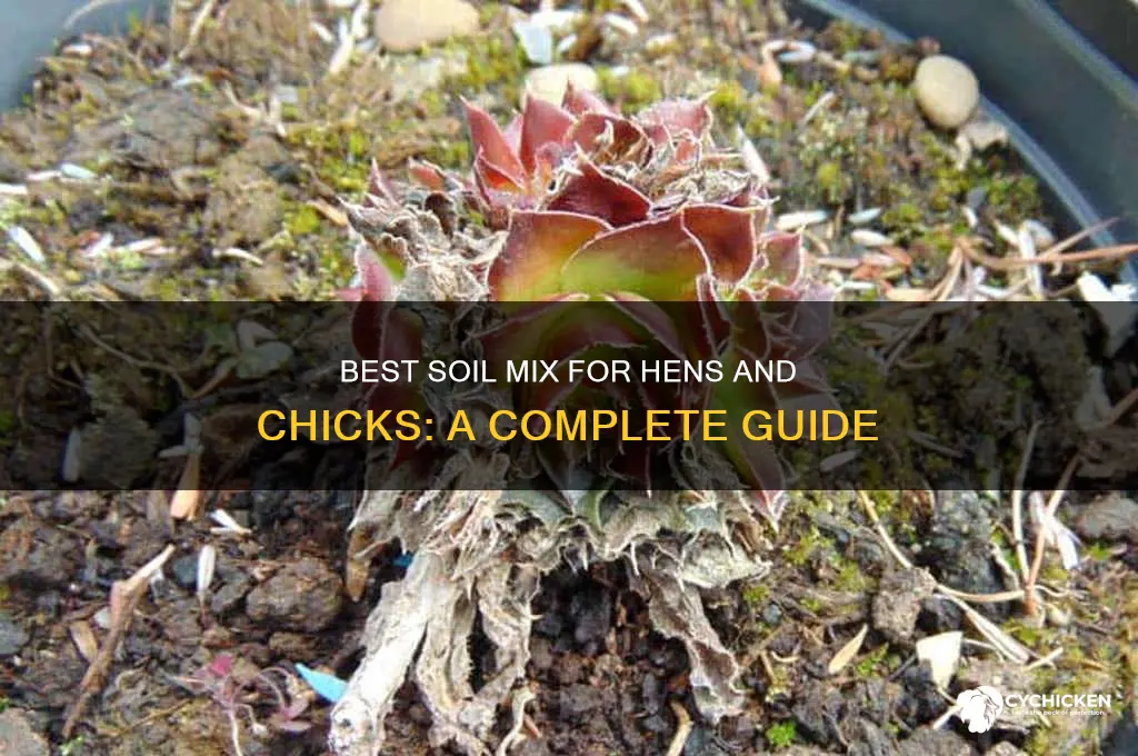 what kind of soil for hens and chicks