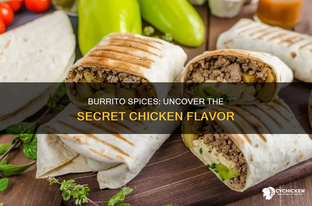 what kind of spices are in a chicken burrito