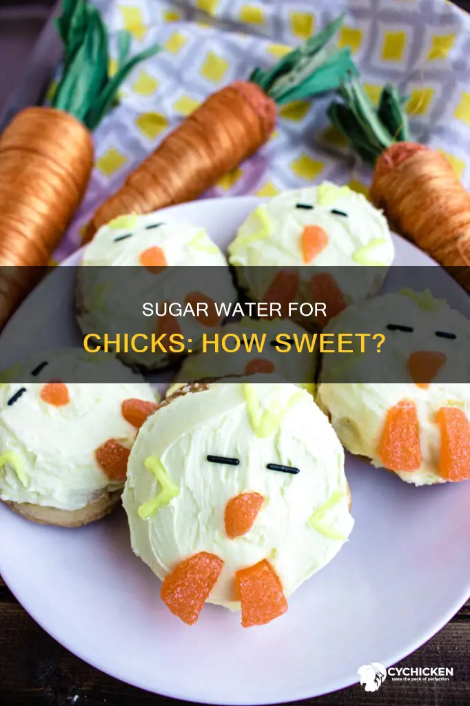 what kind of sugar water do you put in chicks