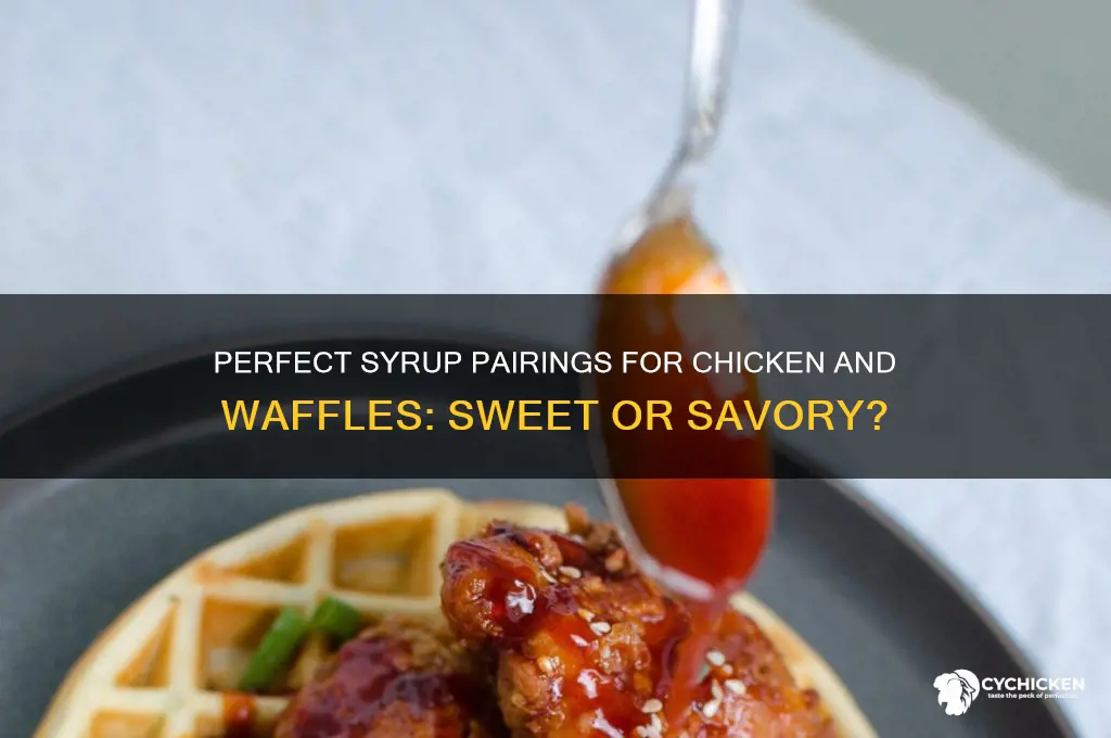 what kind of syrup for chicken and waffles