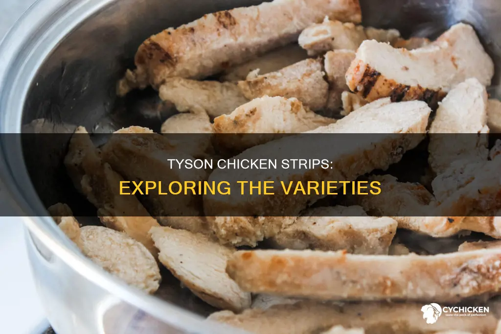 what kind of tyson chicken strips do they sell