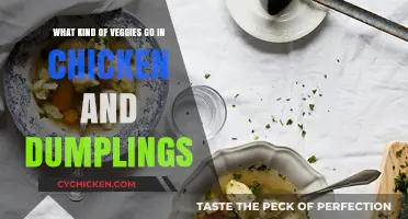 Veggies to Add Hearty Comfort in Chicken and Dumplings