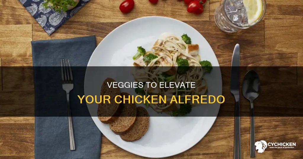 what kind of veggies to add to chicken alfredo