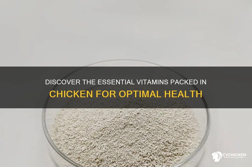 what kind of vitamins are in chicken