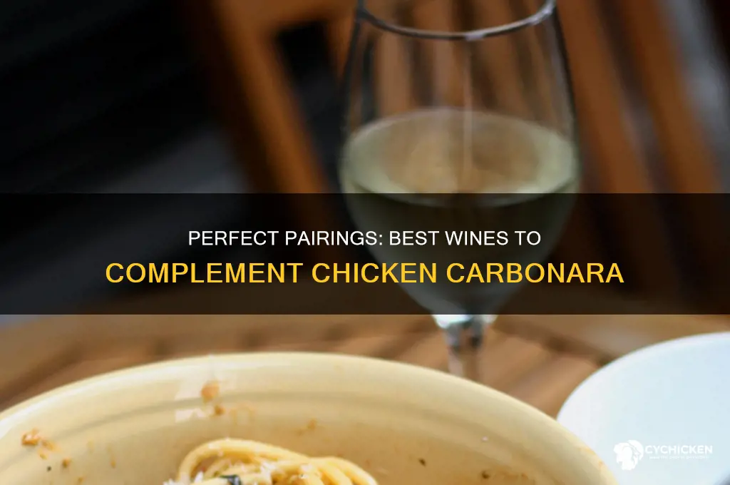 what kind of wine goes with chicken carbonara