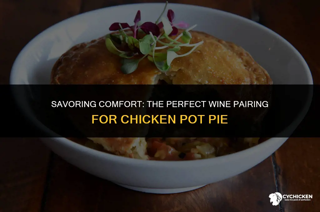 what kind of wine goes with chicken pot pie