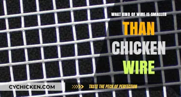 Chicken Wire Alternatives: Smaller Wire Options