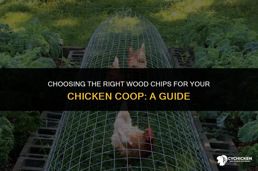what kind of wood chips for chicken coop