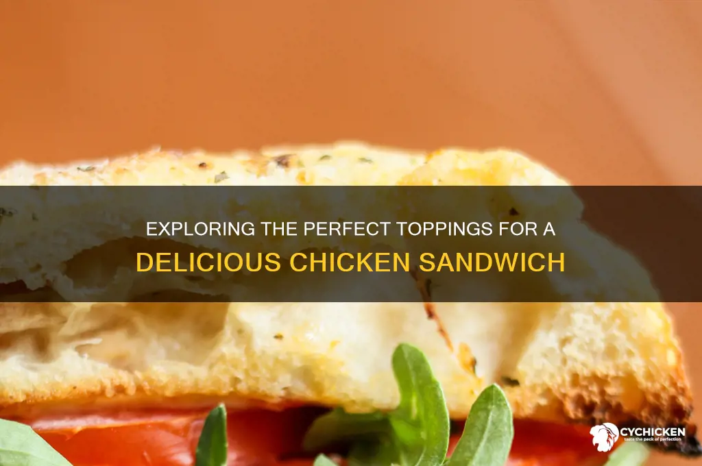 what kind op toppng do they put on chicken sandwich