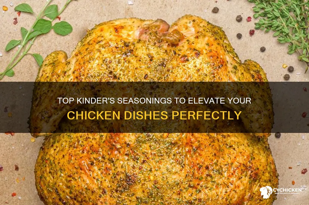 what kinders seasoning is best for chicken