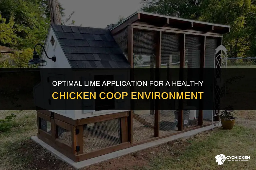 what lime for chicken coop