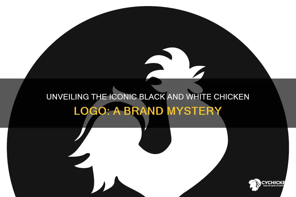 what logo has a black and white chicken