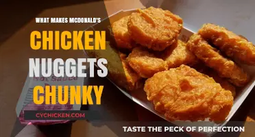Why McDonald's Chicken Nuggets Have That Signature Chunky Texture