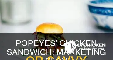 what marketing scheme made the popeyes chicken sanwhich so popular