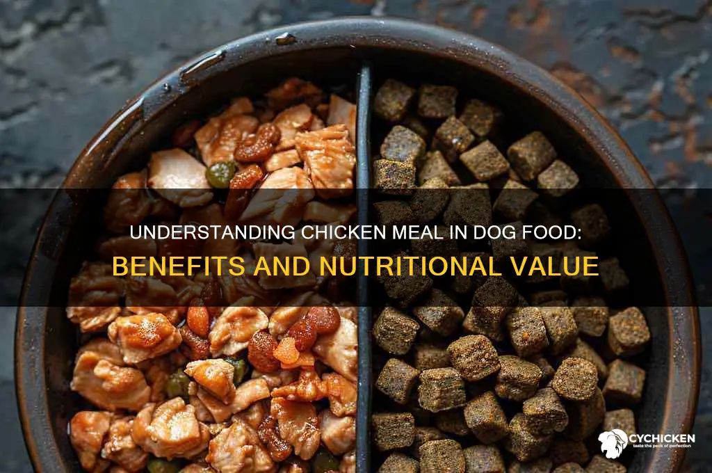 what means chicken meal in dog food