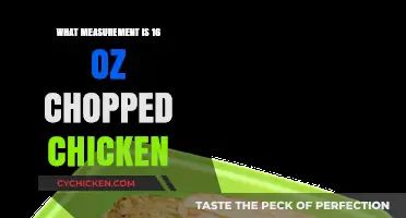 Chopped Chicken Measurement Guide: Understanding 16 oz Portions