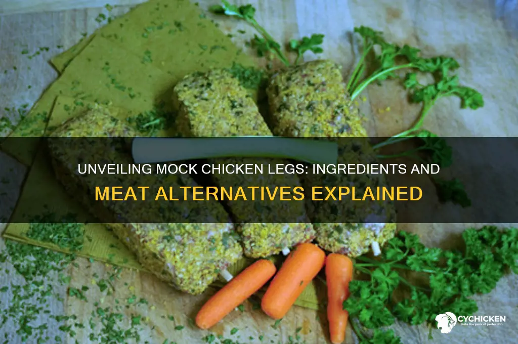 what meat goes into mock chicken legs