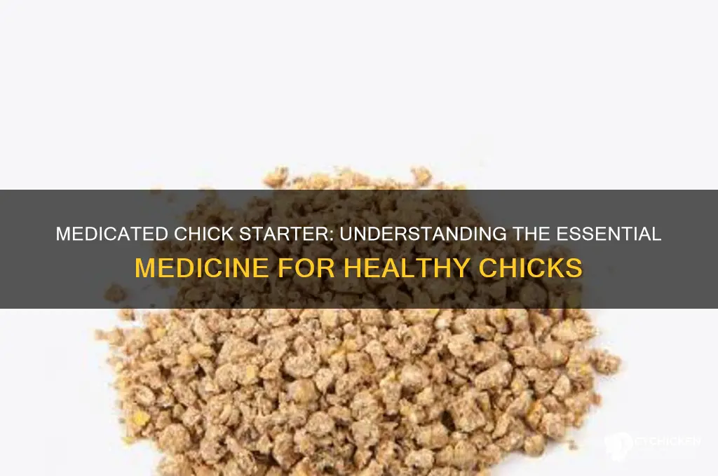 what medicine is in medicated chick starter