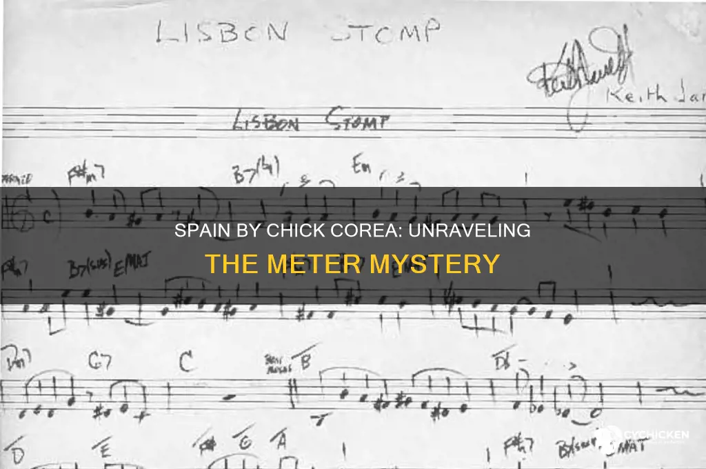 what meter is spain by chick corea in