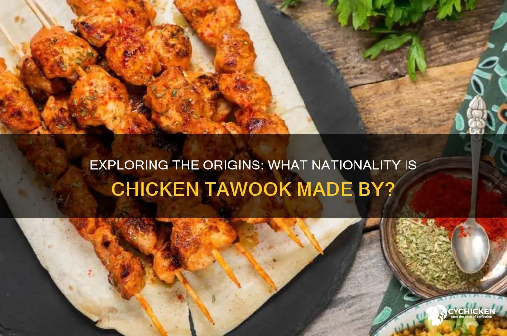 what nationality is chicken tawook made by