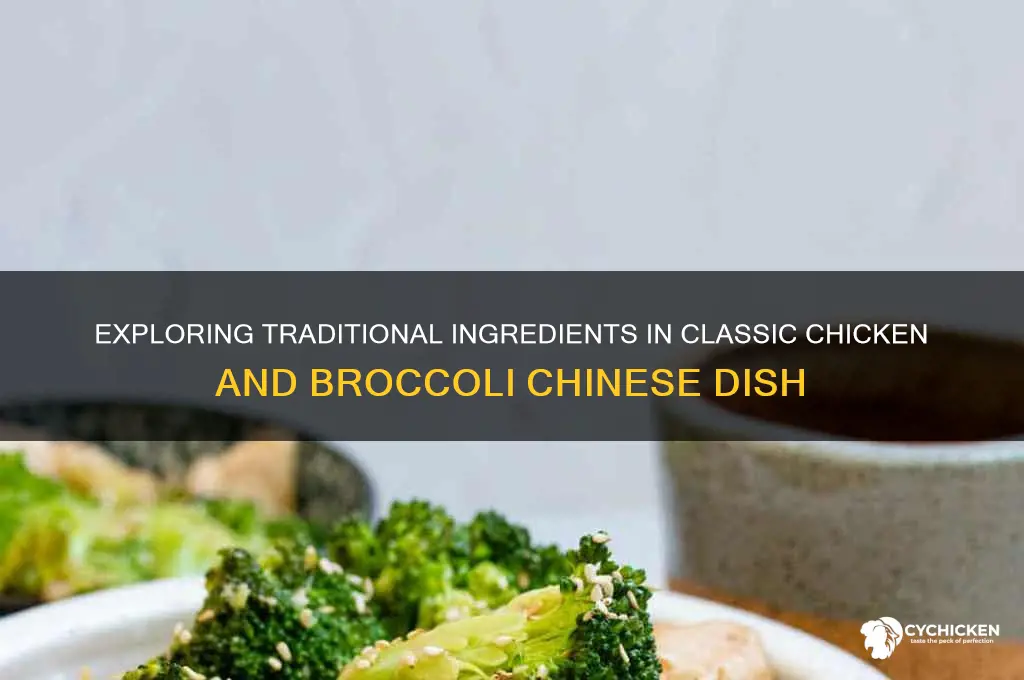 what normally in chicken and broccoli chinese