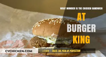 Burger King's Menu Mystery: Locating the Chicken Sandwich Number