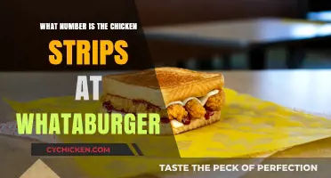 Discover Whataburger's Chicken Strips Menu Number: A Tasty Guide