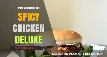 Unveiling the Spicy Chicken Deluxe: Its Menu Number and Fiery Appeal