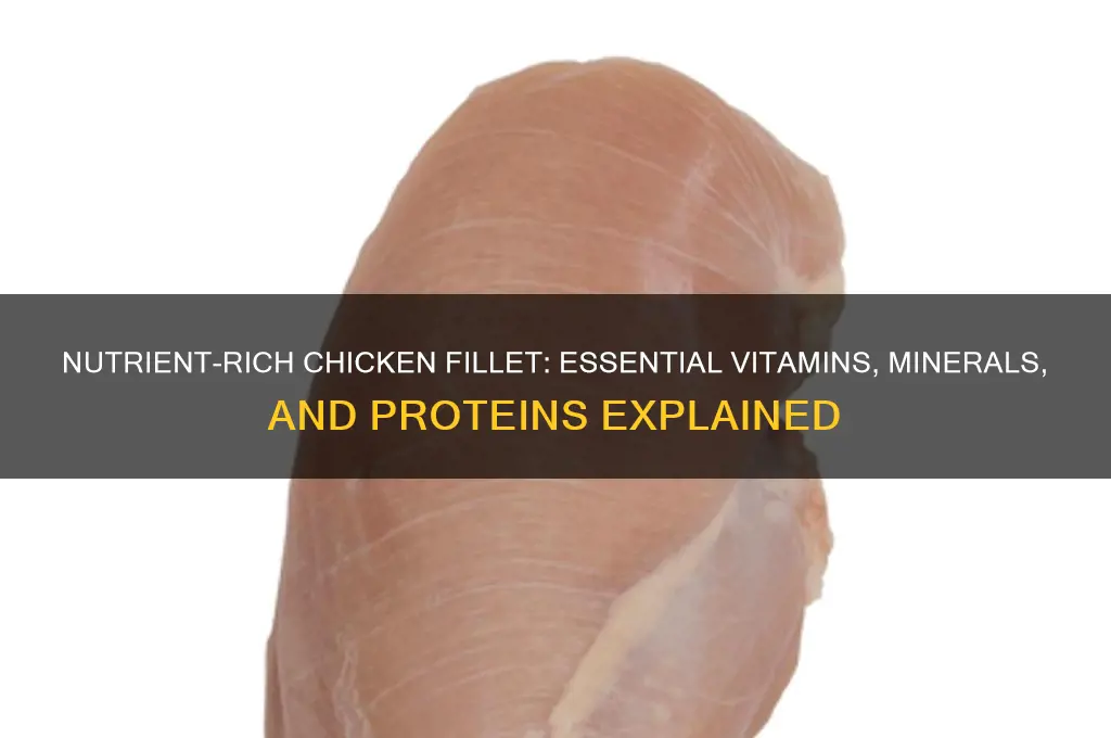 what nutrients are found in chicken fillet