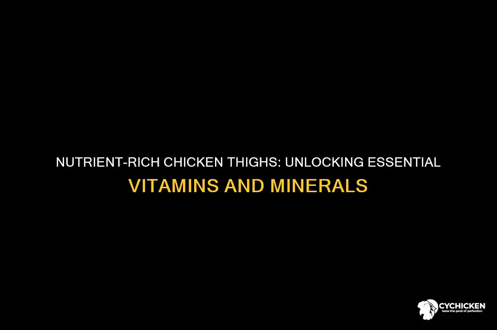 what nutrients are in chicken thighs